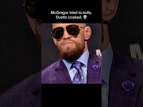 That time Conor tried to bully Dustin on the mic #conormcgregor #dustinpoirier