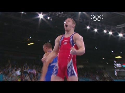 Jacob Varner Wins Wrestling Gold v Andriitsev - London 2012 Olympics