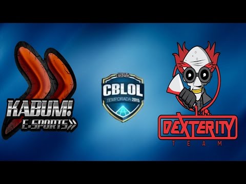 KaBuM Orange vs Dexterity game 2 CBLOL 2015 S3 D1