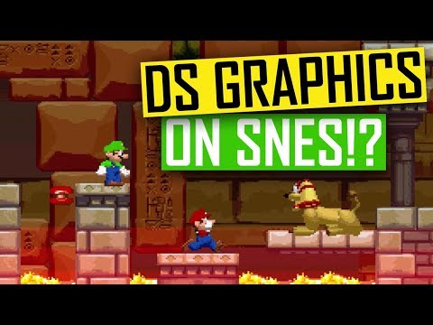 DS Graphics on SNES!? - New Super Mario Land