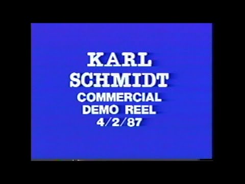KGS video demo reel 1987