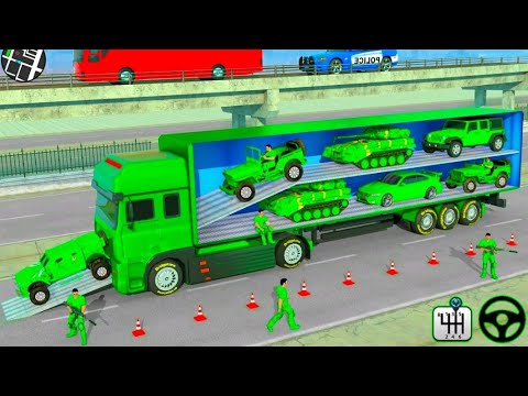 Army Vehicle Transporter Truck Simulator : Army Games #GamePlay