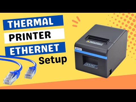 Setup Thermal POS Receipt Printer Using Ethernet with IP Address