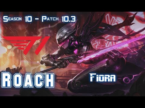 T1 Roach FIORA vs MORDEKAISER Top - Patch 10.3 KR Ranked