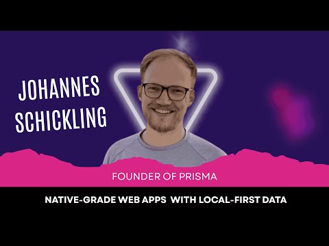 Johannes Schickling | Native-Grade Web Apps mit Local-First-Daten | ViteConf 2025