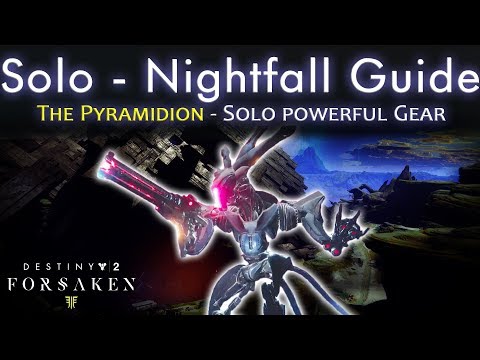 Nightfall Solo Oct 9th - The Pyramidion - Guide / Walkthrough - Vex Version (Taken Tips)