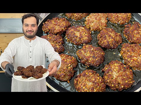 Qeema Tikki Kabab Street Style - Thellay walay Keema Kabab