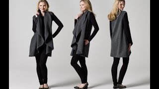 How to Make a Draped Coat | Teach Me Fashion