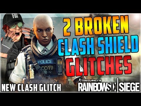 2 INSANE CLASH SHIELD GLITCHES - SHOOT AND JUMP THROUGH SHIELD - EASY - (Rainbow Six Siege)