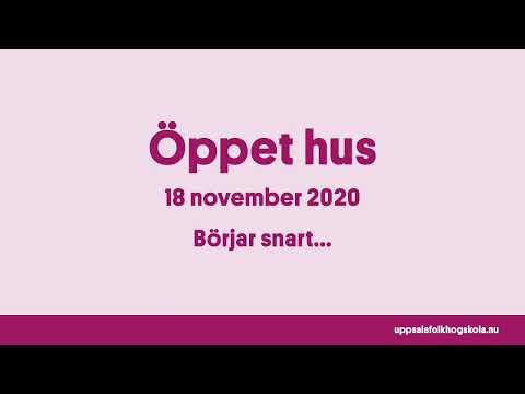 Livestream från Uppsala Folkhögskola