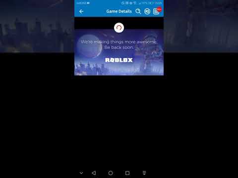 Playing Roblox While Its Shutdown For Maintenance Glitchy -