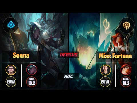 Bwipo SENNA (ADC) [Glacial Augment] VS Caps MISS FORTUNE - Challenger EUW Patch 10.2