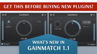 Video thumbnail for What's new in GainMatch 1.1 by LetiMix