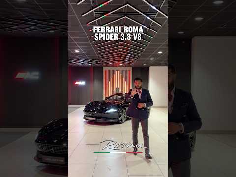 Thumbnail for Massive Factory Specification Plaque Ferrari Roma Spider 🇮🇹 by Ferrari Roma