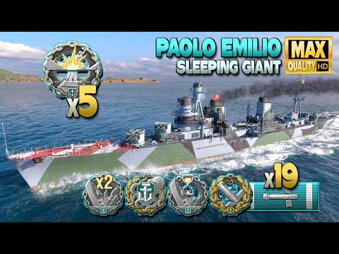 Destroyer Paolo Emilio: 5 devastating strikes - World of Warships