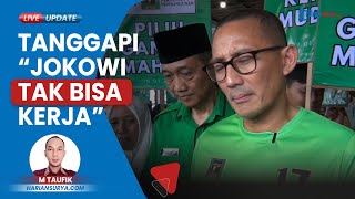 Sandiaga Uno Bantah Pernyataan Ahok soal Jokowi Tak Bisa Kerja: Presiden Sangat Cepat Bekerja