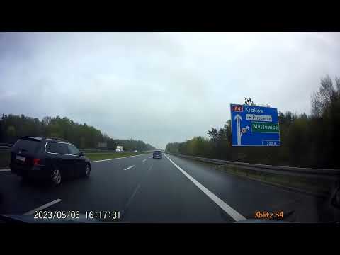 A4 - kierunek Kraków, remont okolice Mysłowic (S1) - 2023/05