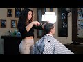 ASMR IRIS LADY BARBER HUGO
