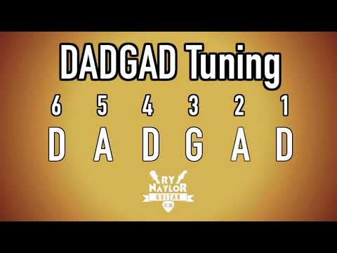 DADGAD Guitar Tuning Notes - Dsus4 Tuning - Celtic Tuning Notes