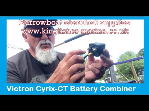 Narrowboat Electrician -  Victron Cyrix-CT Battery Combiner
