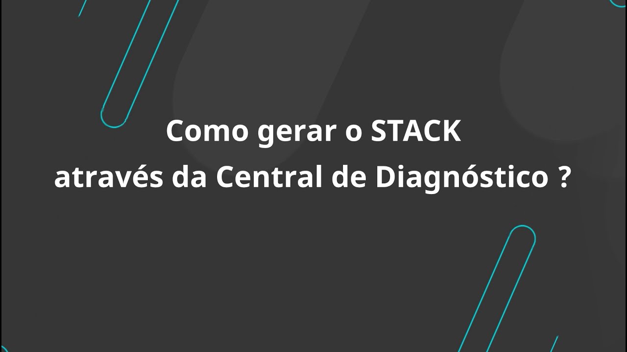 How To | MP - SIGAFAT - Gerar o STACK (Central Diagnostico) #TOTVS_Backoffice_Linha_Protheus