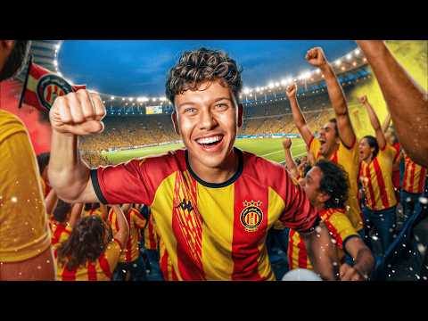 I'm discovering the African Champions League (the atmosphere is insane) 🥵⚽️