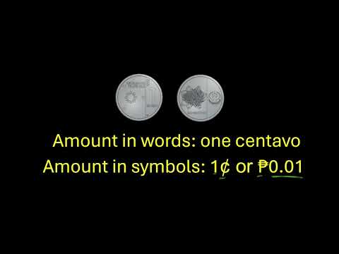 Identifying peso bills and coins up to ₱1000 with centavo coins