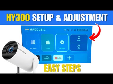 HY300 Projector Setup - EASY STEP-by-STEP