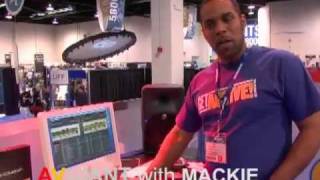 Video thumbnail for Mackie D.4PRO DJ Console / Mixer FireWire at NAMM w/ AVGIANT by jaam
