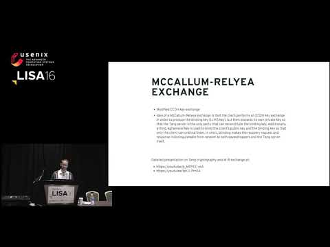 LISA16 - Network-Based LUKS Volume Decryption with Tang