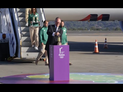 Olympic Flame Arrives in Brazil to Begin Torch Relay