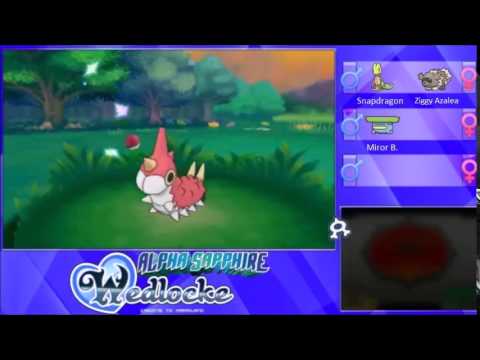 Pokemon Alpha Sapphire Wedlocke Challenge #03- Death Scares in Route 102?!