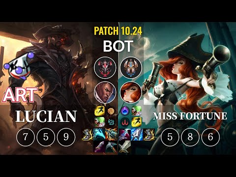 RJ Art Lucian vs Miss Fortune Bot - KR Patch 10.24