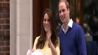 Royal baby: Kate and William leave Lindo Wing