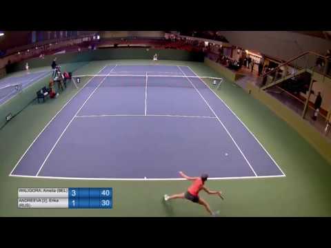 U14 Cat. 1 Stockholm - R3 - Amelia Waligora (BEL) vs. (2)Erika Andreeva (RUS)