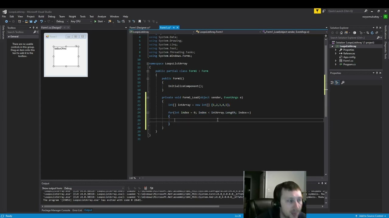 Array For Loop to Listbox