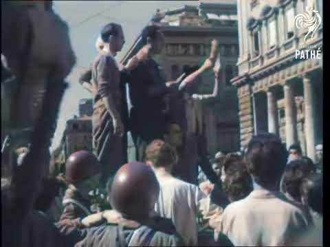 Italian communist Palmiro Togliatti assassination attempt (1948) [COLORIZED]