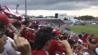 preview picture of video 'L.H.D.L.C alentando en Tuluá 2013 - Barón Rojo Sur - Cortuluá 2 América 1'