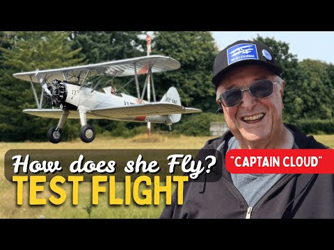 How does she FLY? First Flight after New Fabric and Paint!