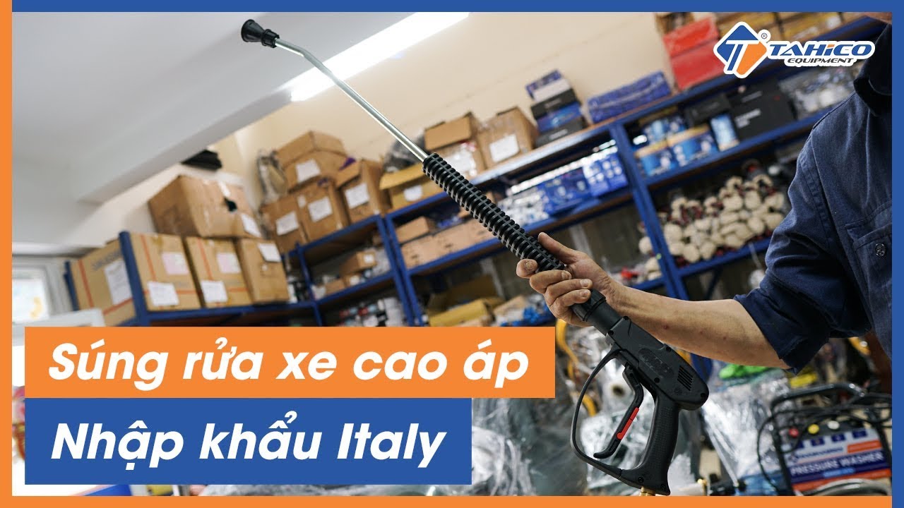 Súng rửa xe dài cho máy áp lực cao xe du lịch 16