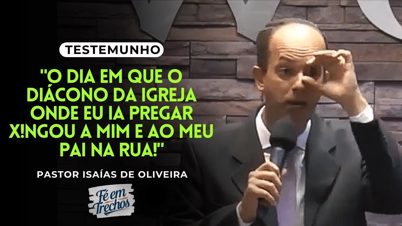 "O diácono x!ngou a mim e meu pai na rua, sem saber que eu pregaria na igreja dele à noite!" 😱