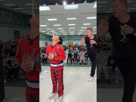 Crazy Card Throwing Trick Shot 😫