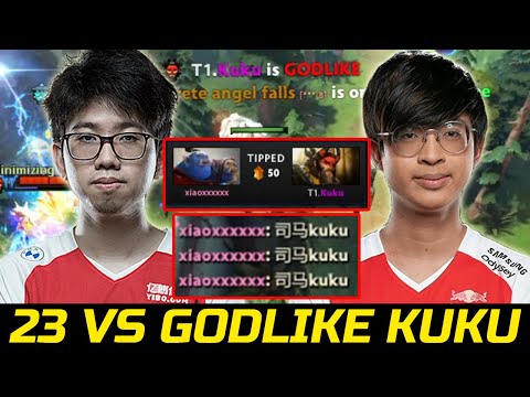 T1.KUKU VS 23SAVAGE - GODLIKE BEASTMASTER VS RAZOR TURNAROUND DOTA 2