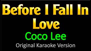 Download lagu Coco Lee - Before I Fall In Love / Karaoke Version mp3