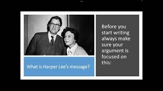 To Kill a Mockingbird (clinic) Edexcel IGCSE English Literature - P1