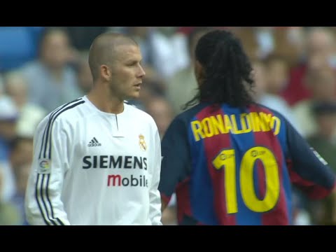Ronaldinho & Beckham Masterclass In El Clasico 2004
