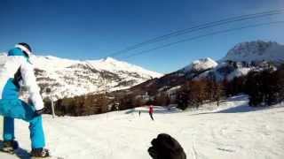 preview picture of video 'Snowboarding Risoul-Vars, France 2013'