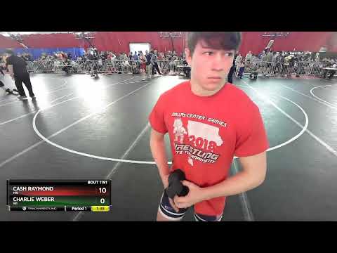 152 Lbs Cons. Round 3 - Cash Raymond, MN Vs Charlie Weber, WI 7501