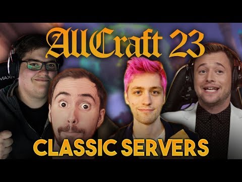 ALLCRAFT #23 - CLASSIC SERVERS & NEW WOW EXPANSION ft. Asmongold,Sodapoppin, Hotted & Rich
