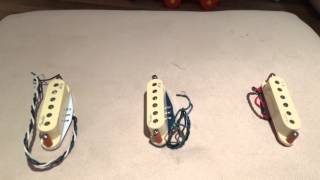 Video thumbnail for fender deluxe noiseless n3 pickups by Si-borg Guitars